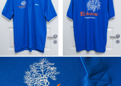 virtuaalne abiline: eskolar - logo disain t-särgil